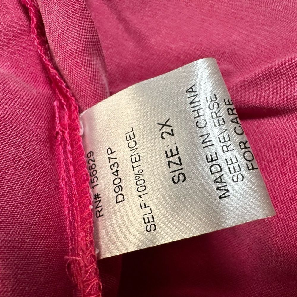 NWOT White Burch Black Label Women’s Red Washed Tiered Strapless Maxi Dress- 2XL - Picture 4 of 6